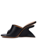 Off White 'Jug' Black Lear Sandals