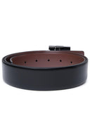 Salvatore Ferragamo Black Lear Belt