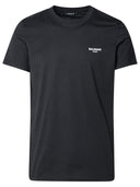 Balmain Black Cotton T Shirt