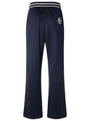 Pantaloni di miscela di cotone blu Balmain