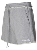 Balmain Grey Cotton Bermuda Shorts
