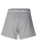 Balmain Grey Cotton Bermuda Shorts