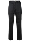 Spodnie Versace Cargo w czarnej bawełnie