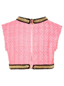 Balmain Pink Cotton Blend Short Top