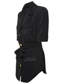 Balmain Black Viscose Shirt