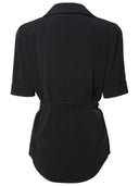 Balmain Black Viscose Shirt