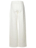 Blumarine White Cotton Jeans