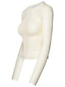 Blumarine White Polyamide Blend T Shirt