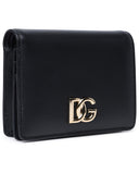 Dolce & Gabbana Black Lear Wallet