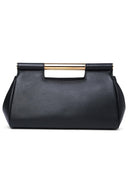 Dolce & Gabbana Large 'Sicily' Black Lear Clutch