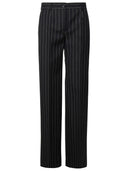 Dolce & Gabbana Black Virgin Wool pantalon