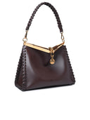 Etro 'Vela' Small Brown Lear Bag