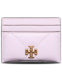Tory Burch 'Kira Diamond' Pink Lear Card Holder