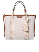 Tory Burch Small 'Perry' Shopping In Tela Cream