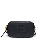Tory Burch 'Miller' Mini Bag In Black Lear