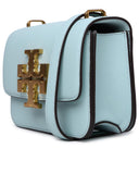 Tory Burch 'Eleanor' Small Light Blue Lear Bag