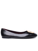 Tory Burch 'Georgia' Black Lear Ballet Flats