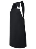 Versace Black Virgin Wool Blend Dress