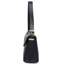 Wandler 'Oscar Baguette' Black Calf Lear Bag
