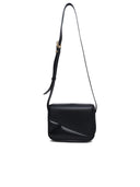 Wandler Medium 'Oscar Trunk' Black Calf Lear Bag