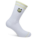 Calzine di miscela di cotone bianco maison kitsuné