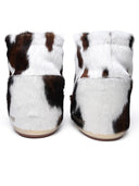 Moonboot Two Tone Pony Hair Ankle Boots