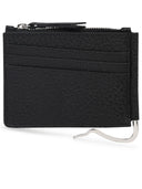 Maison Margiela 'Four Stitches' Black Lear Card Holder