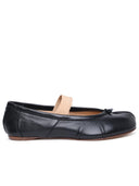 Maison Margiela 'Tabi' Black Nappa Ballet Flats