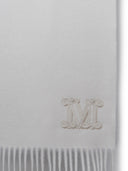 Max Mara White Cashmere Scarf