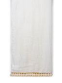 Max Mara White Silk Blend Stole