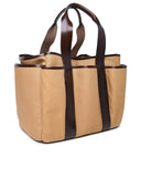Max Mara 'Giardiniera' Brown Cotton Bag