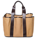 Max Mara 'Giardiniera' Brown Cotton Bag