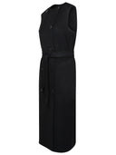 Gilet de mélange de laine noire max mara