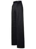 Max Mara 'Zinnia' Black Cotton Blend Pants