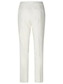 Max Mara White Triacetate Blend Trousers
