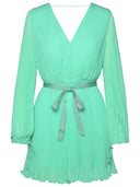 Max Mara 'Visita' Green Polyester Dress