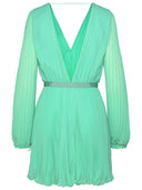 Max Mara 'Visita' Green Polyester Dress