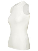 Sportmax White Cotton Tank Top