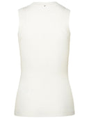 Sportmax White Cotton Tank Top