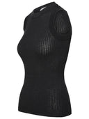 Sportmax 'Toledo' Black Cotton Tank Top