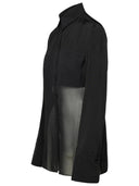 Sportmax 'Boa' Black Viscose Shirt