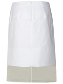 Sportmax 'Turchia' White Cotton Skirt