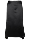 Sportmax 'Hudson' Black Acetate Skirt