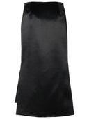 Sportmax 'Hudson' Black Acetate Skirt
