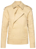 Burberry Beige Paper Fibre Blend Jacket