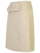 Burberry 'Burberry' 'Midi' Beige Miniskirt