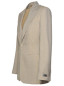 Burberry Beige Virgin Wool Blazer