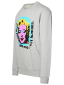Chemise comes des garçons 'Marilyn Monroe' sweat-shirt en coton gris