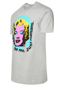 Comme Des Garçons Shirt 'Marilyn Monroe' Grey Cotton T Shirt