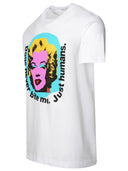 Comme Des Garçons Shirt 'Marilyn Monroe' White Cotton T Shirt